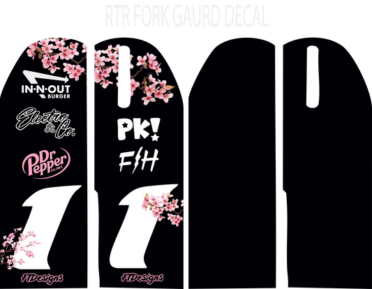 RTR Fork Gaurd Decals