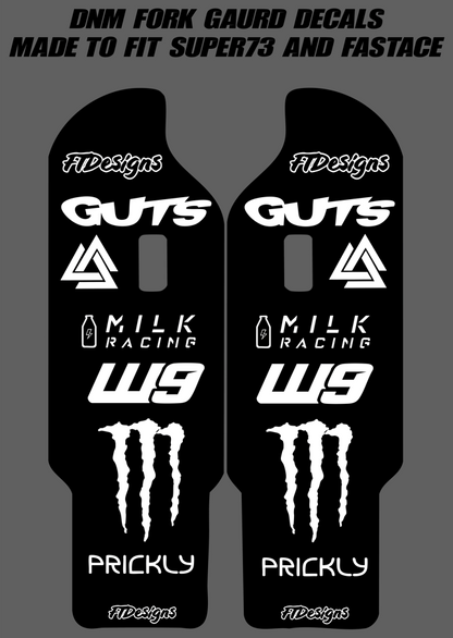 DNM Fork Gaurd Decals