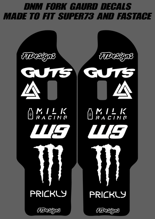 DNM Fork Gaurd Decals