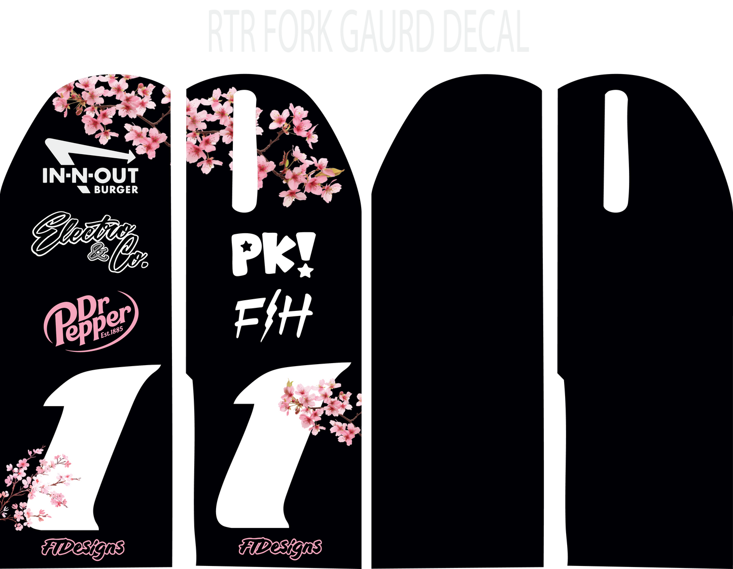 RTR Fork Gaurd Decals